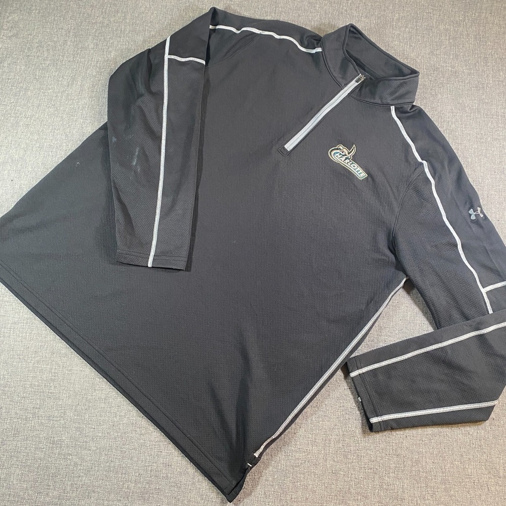 Under Amour HeatGear UNC Charlotte 49ers 1/4 Zip Pullover Mens 2XL Black